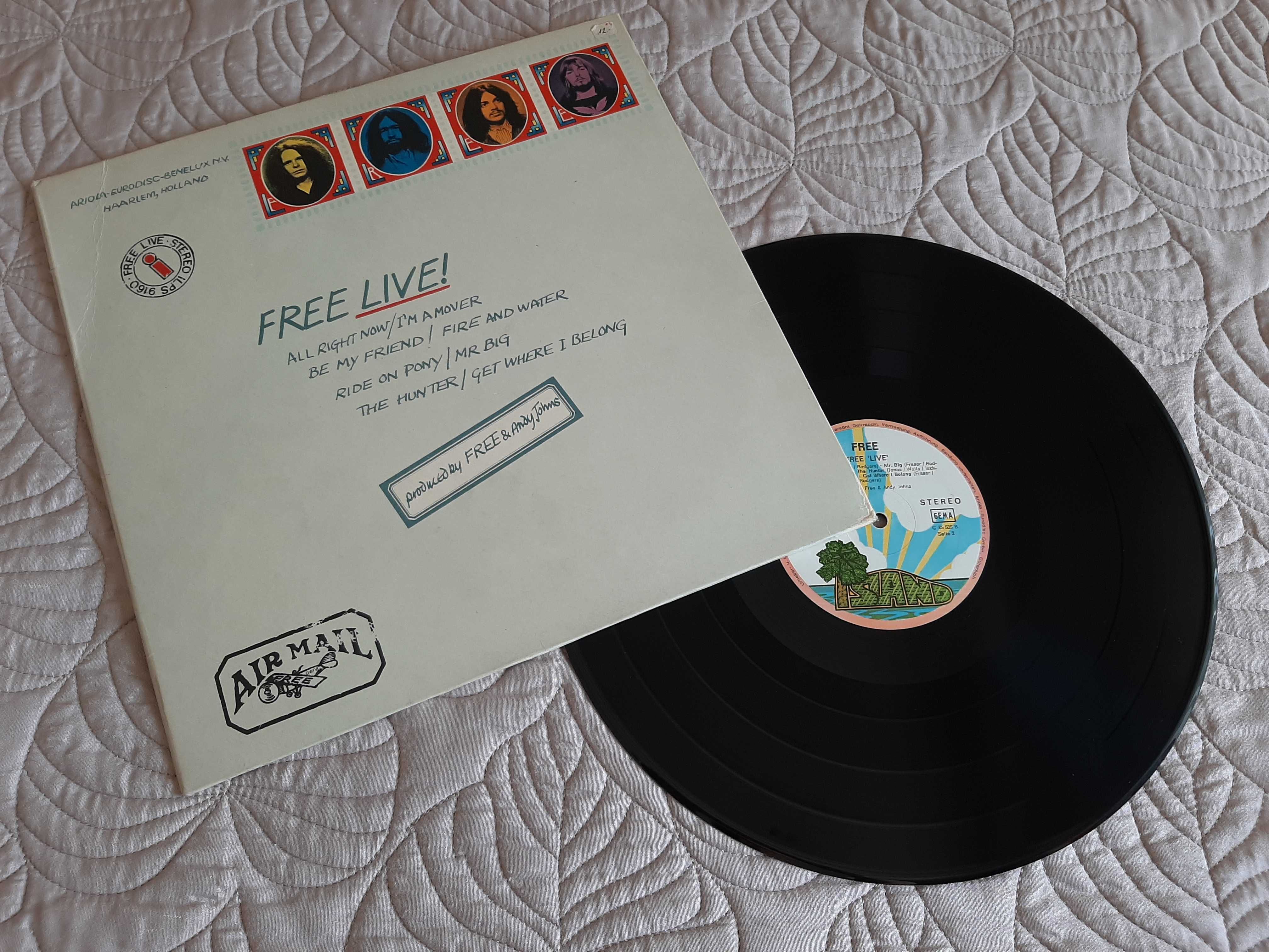 Free- Elvis Costello– Echo & Bunnymen– Peter Gabriel– Genesis–Vinil LP