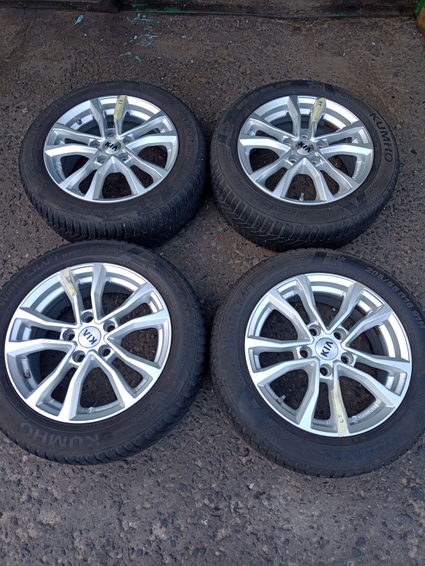 Kola zimowe 16" Kia z czujnikami cisnienia 5x114,3