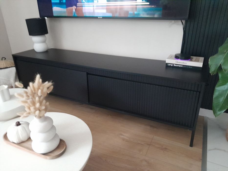 Komoda i szafka rtv lamele ryflowana