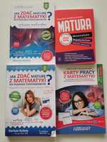 Zestaw repetytoriów do matury z matematyki podstawowej (4 książki)