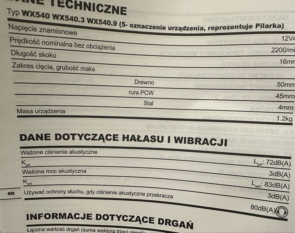 NOWA Pilarka wielofunkcyjna litowo-jonowa 12V