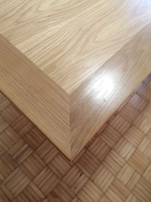 Mesa extensível de carvalho maciço