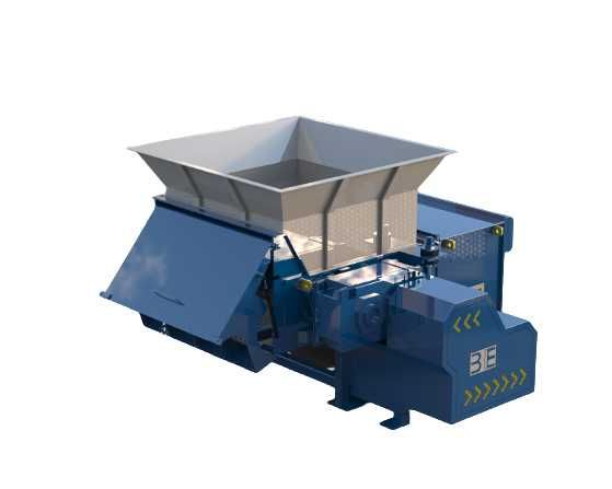 Kruszarka Rozdrabniacz Rębak Shredder rotor dł 1500mm 90kW