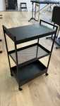 Carrinho IKEA NISSAFORS Carrinho, preto, 50.5x30x83 cm
