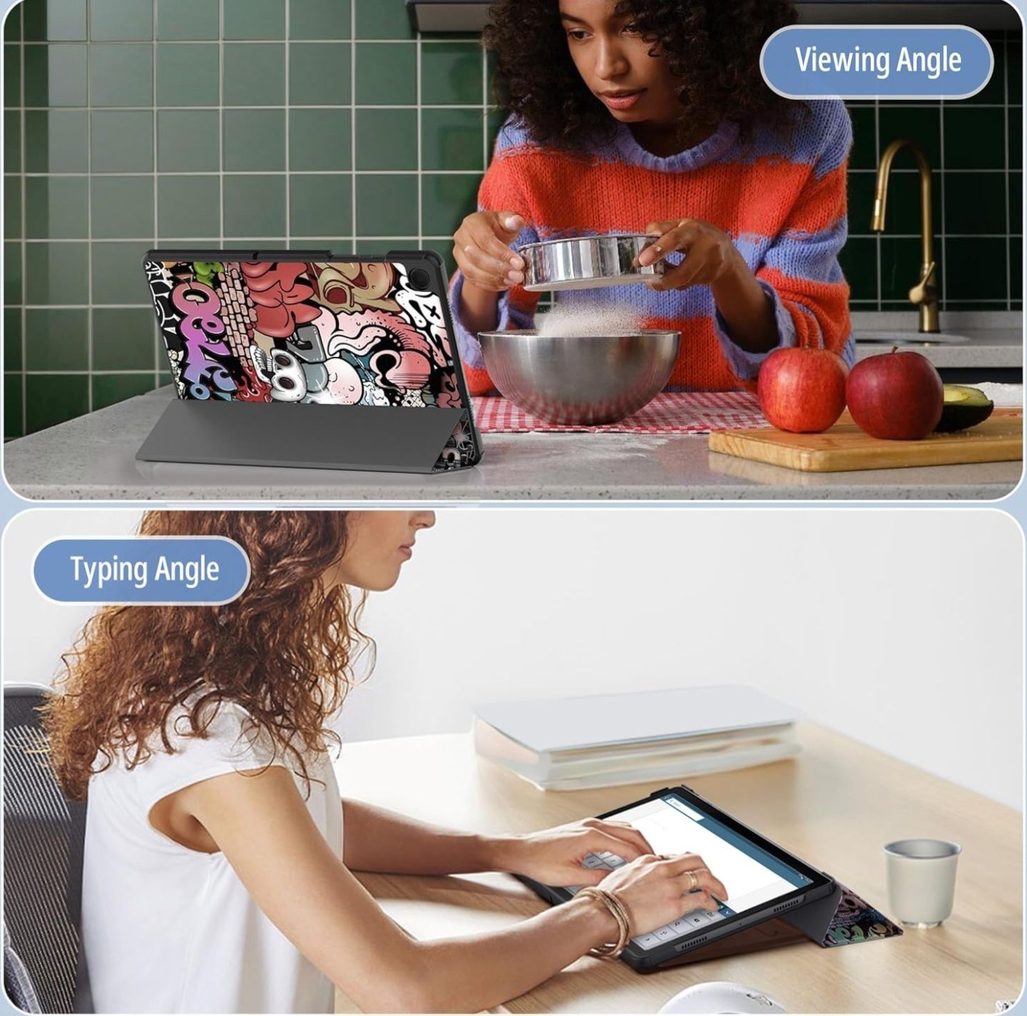 CACOE Etui Graffiti do Samsung Galaxy Tab A9+ 11” (2023)
