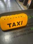 Шашка для таксі (TAXI LED T-008 (міні) (жовта) в5см*ш10см (від прикурю
