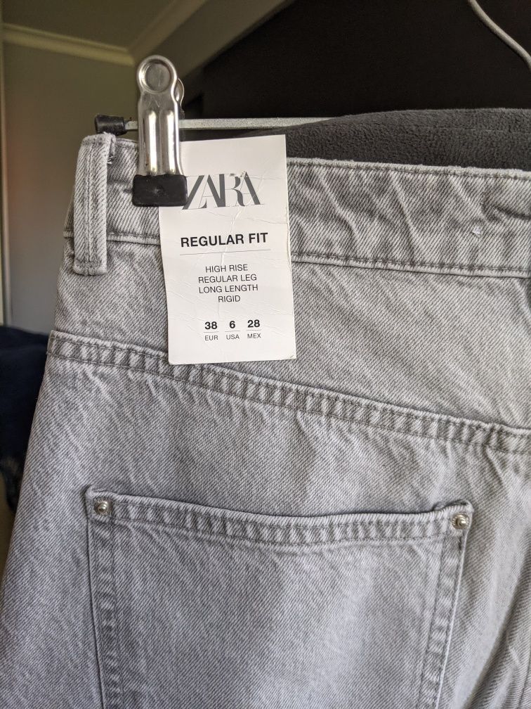 Джинси Zara сірого кольору, 38/М/46