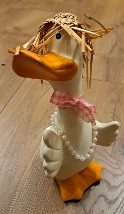 Figurka ceramiczna Kaczka 21 cm