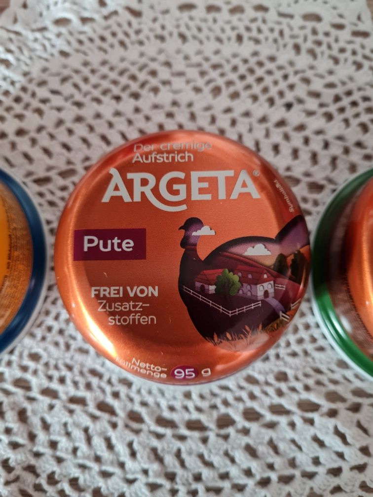 Zestaw 3 pasztetów argeta z Niemiec