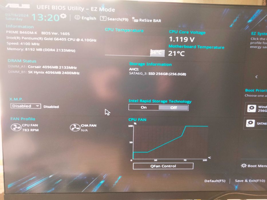 Материнская плата Asus Prime B460M-K