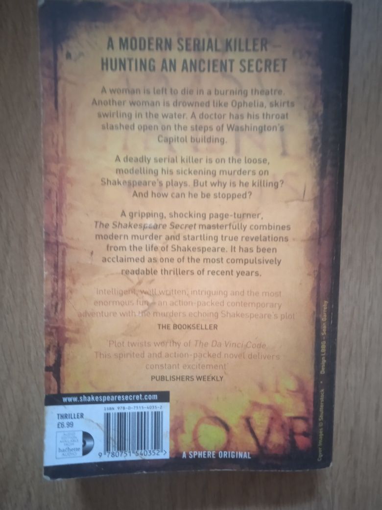 Shakespeare Secret The J L Carrell English на Английском книга