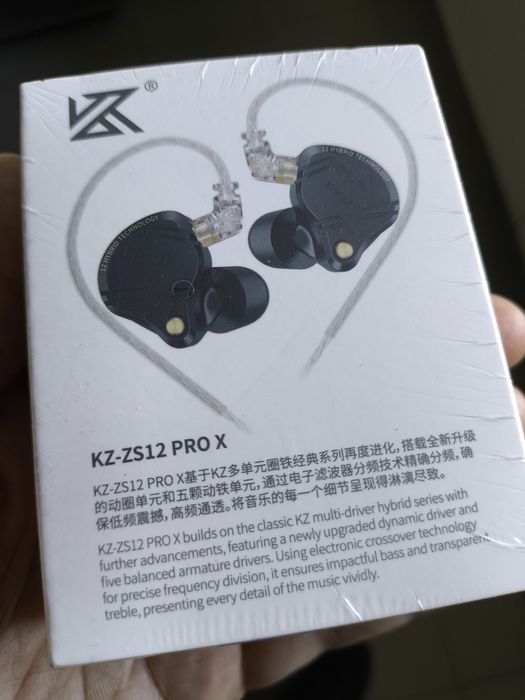 Monitores IEM KZ Zs12 pro X