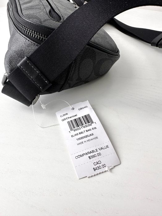 COACH Elias Belt Bag Чоловіча сумочка бананка оригінал мужская сумка