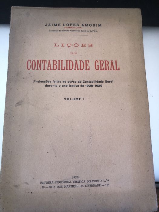 Licoes de Contabilidade Geral 1929