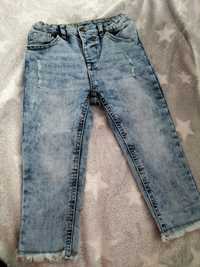 Joggery ,Spodnie jeansowe dziewczęce 98