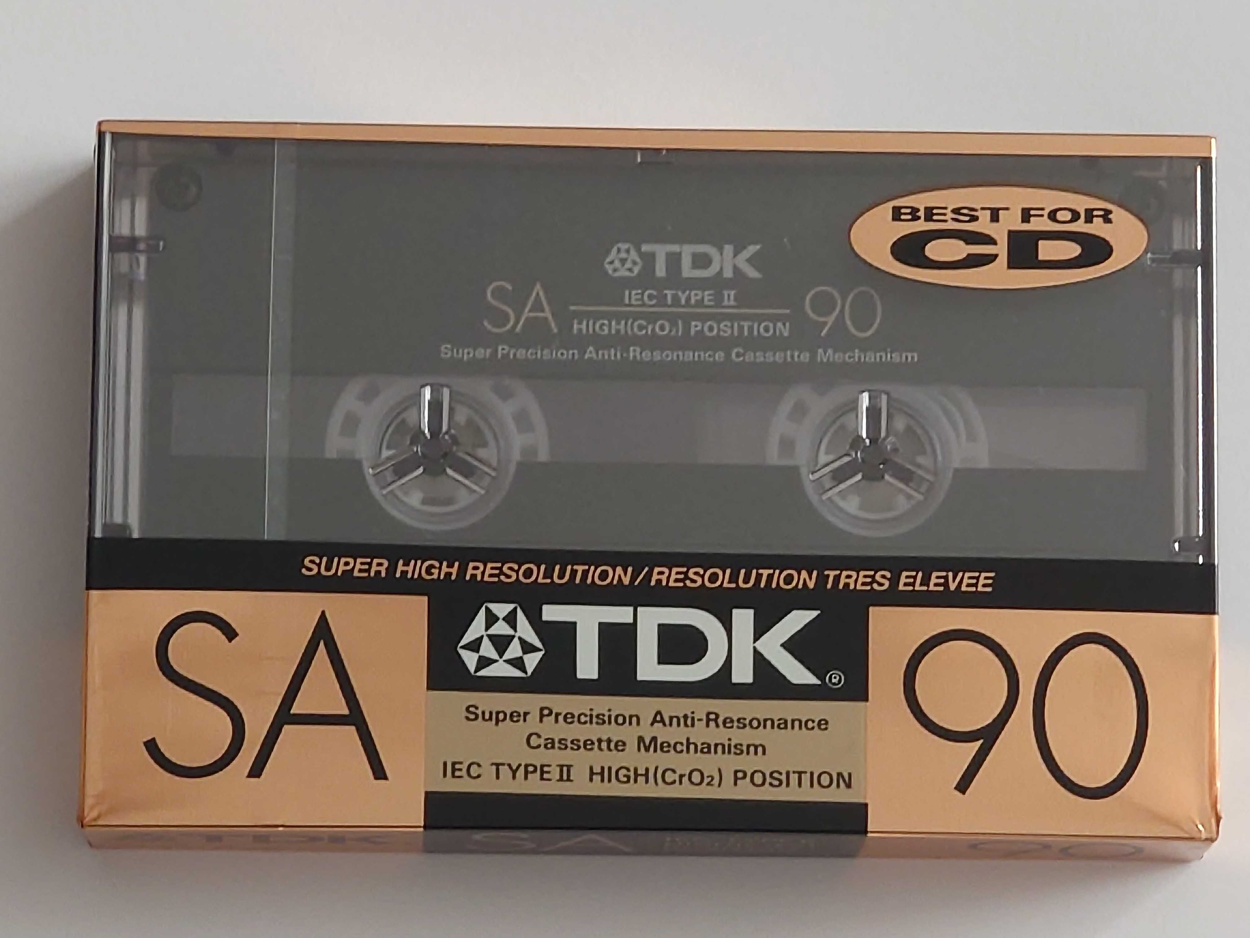 TDK SA 90 model na rok 1989 na rynek Amerykański