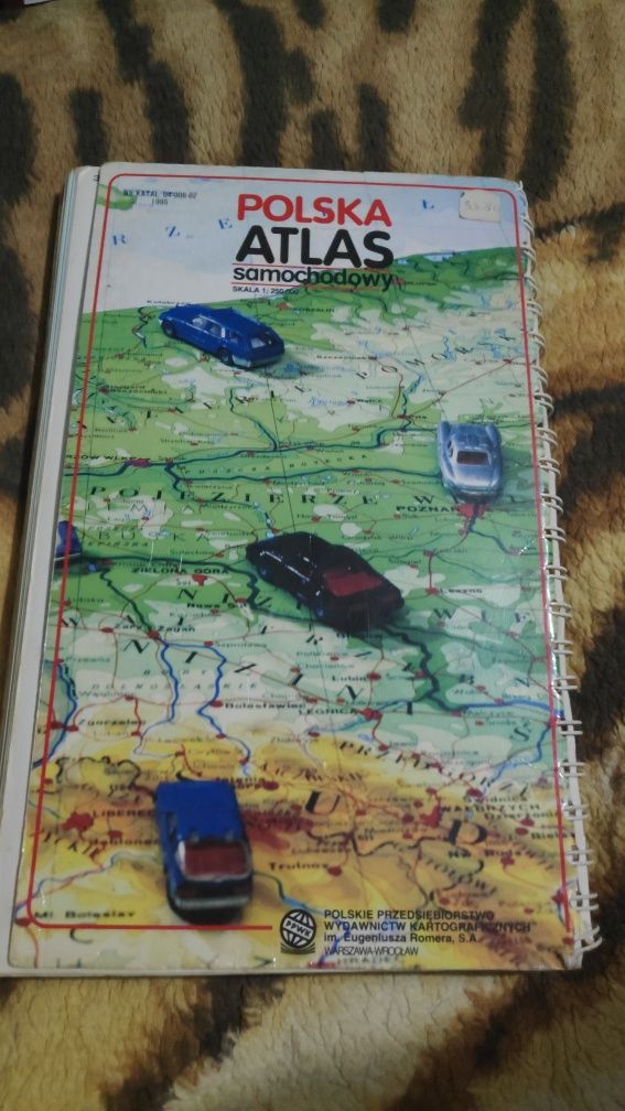 Atlas samochodowy Polska 1995