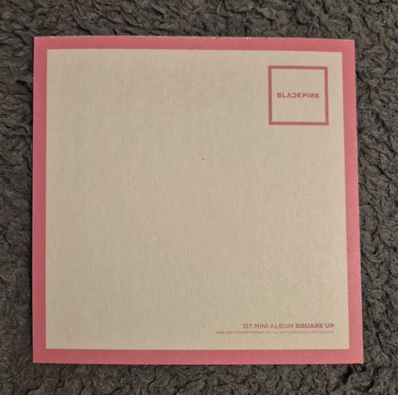 Blackpink Square Up postcard