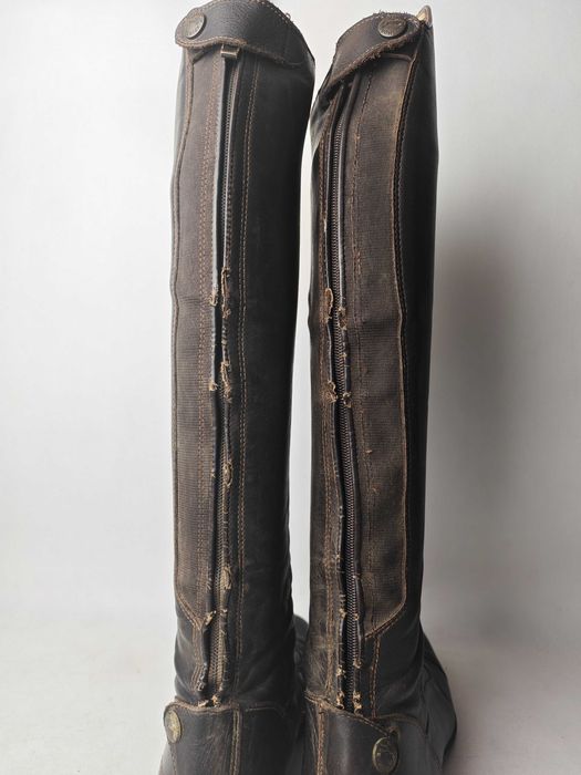 Oficerki Felix Buhler brązowe skórzane rozmiar 39 stan dostateczny