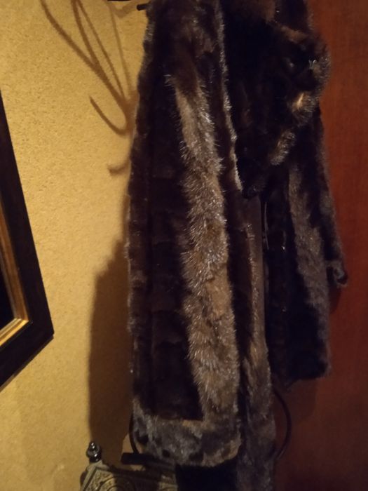 Норковое пальто,стильное