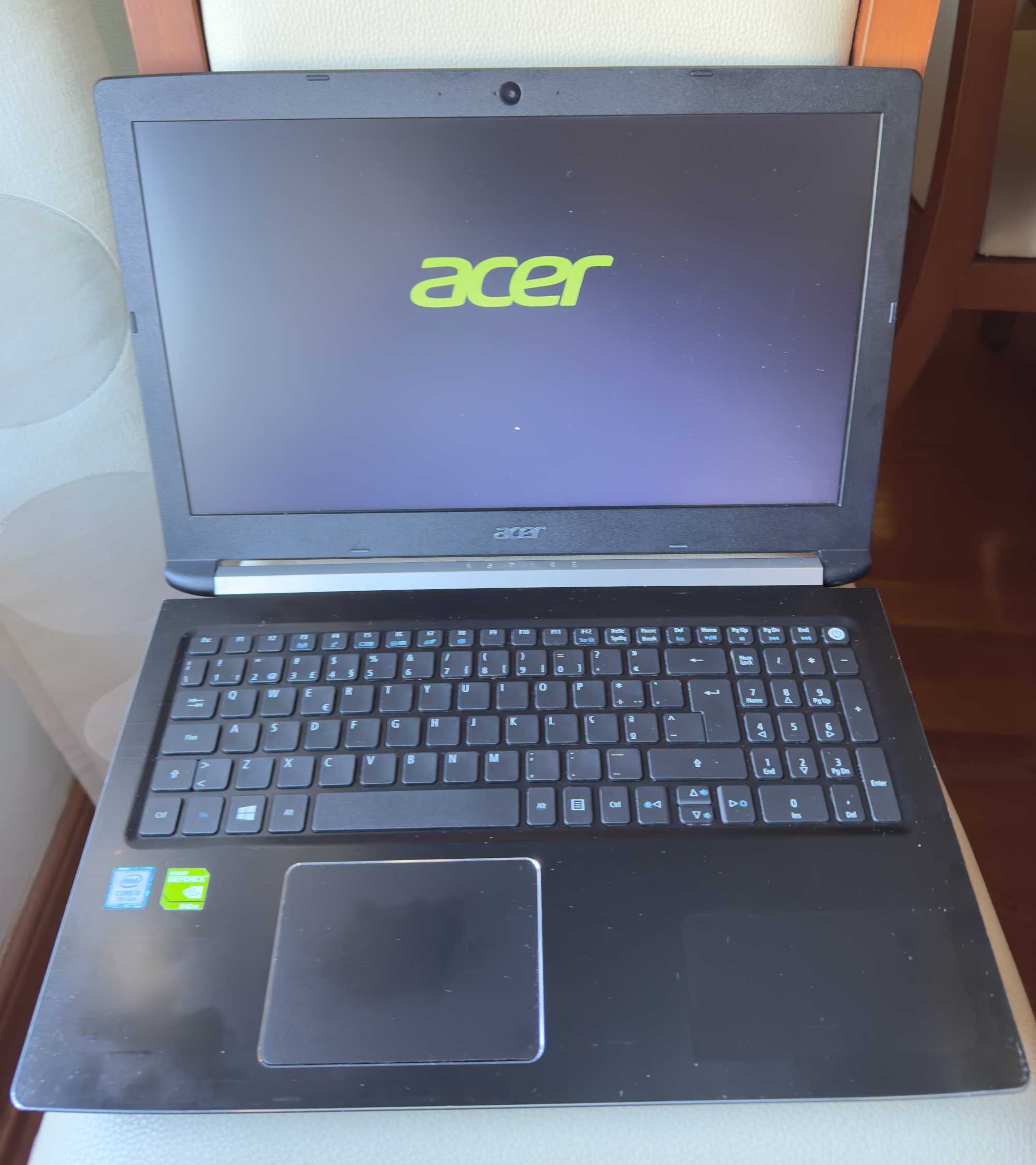 Acer Aspire A515 15.6"/i5-7200/12Gb Ram/Ssd 256G+1TB HDD/GeForce 940Mx