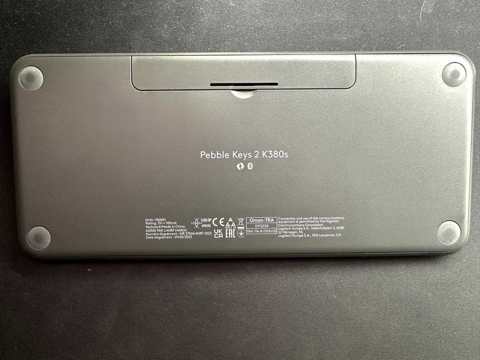 Logitech Pebble Keys 2 K380s Graphite