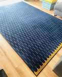 Granatowy dywan 300x200