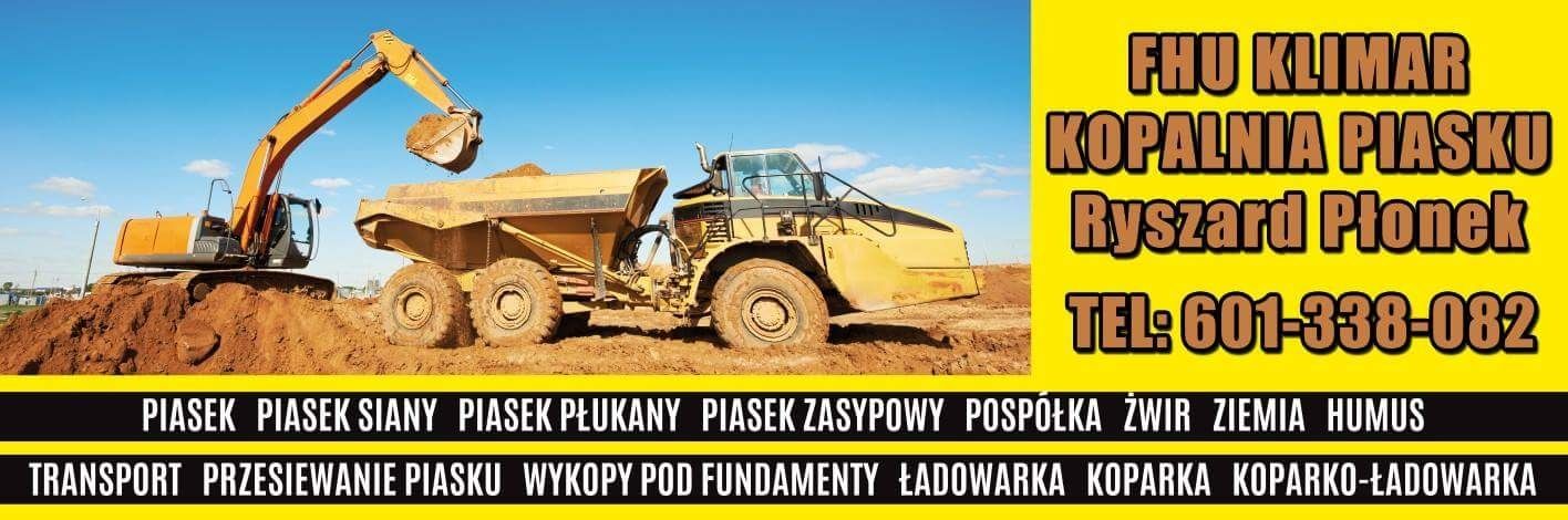 Stabilizacja pod Kostke, Suchy Beton Piasek Pospółka Ziemia Łódzkie