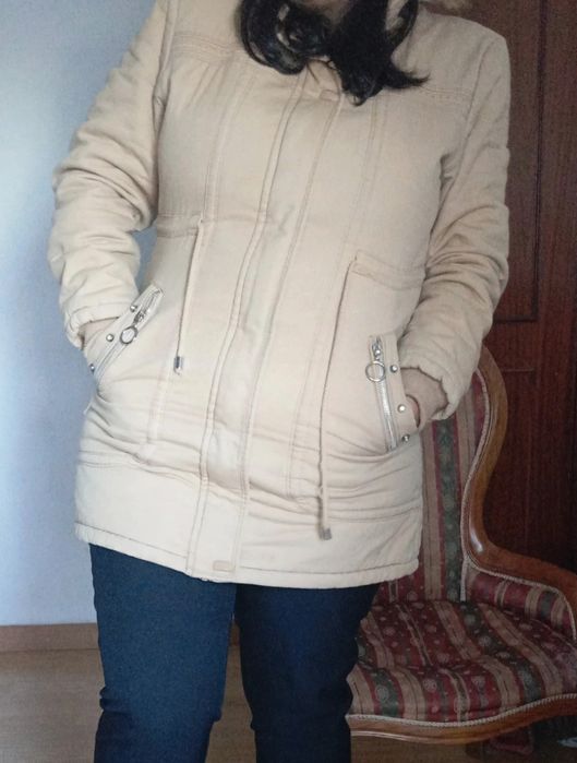 Casaco da Cor Beige