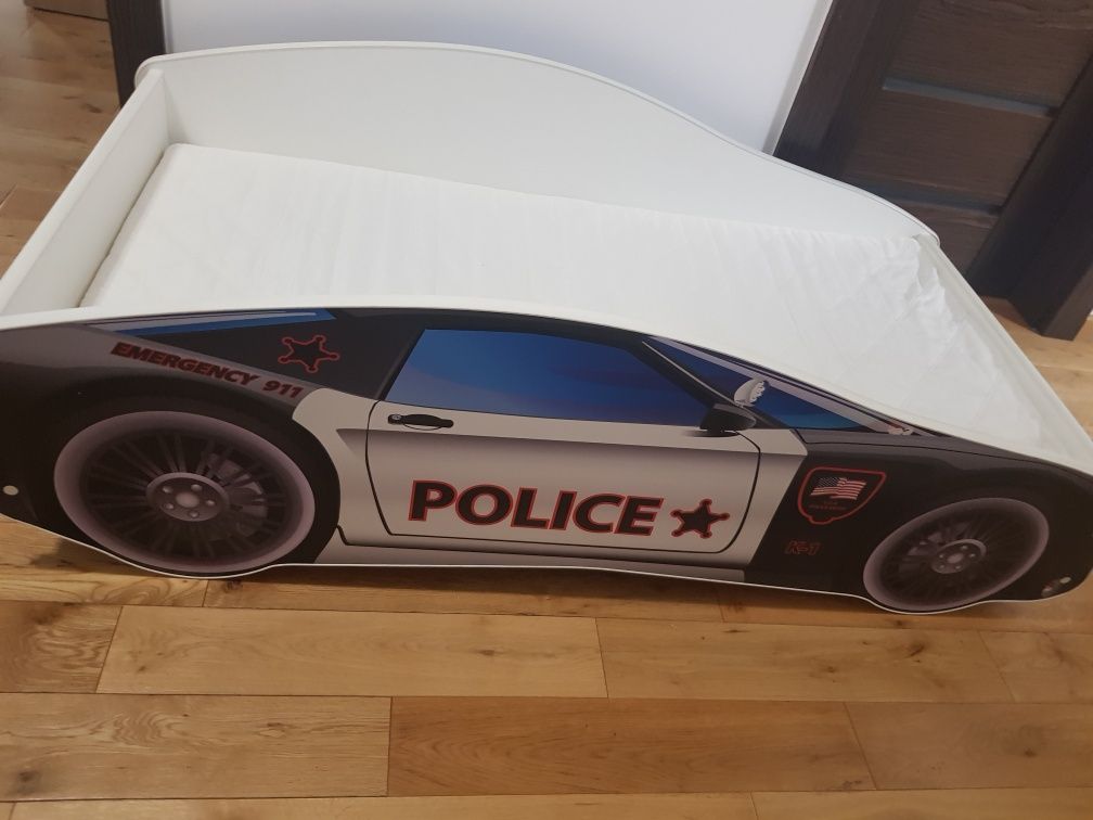 Łóżko policyjne materac, prześcieradło gratis