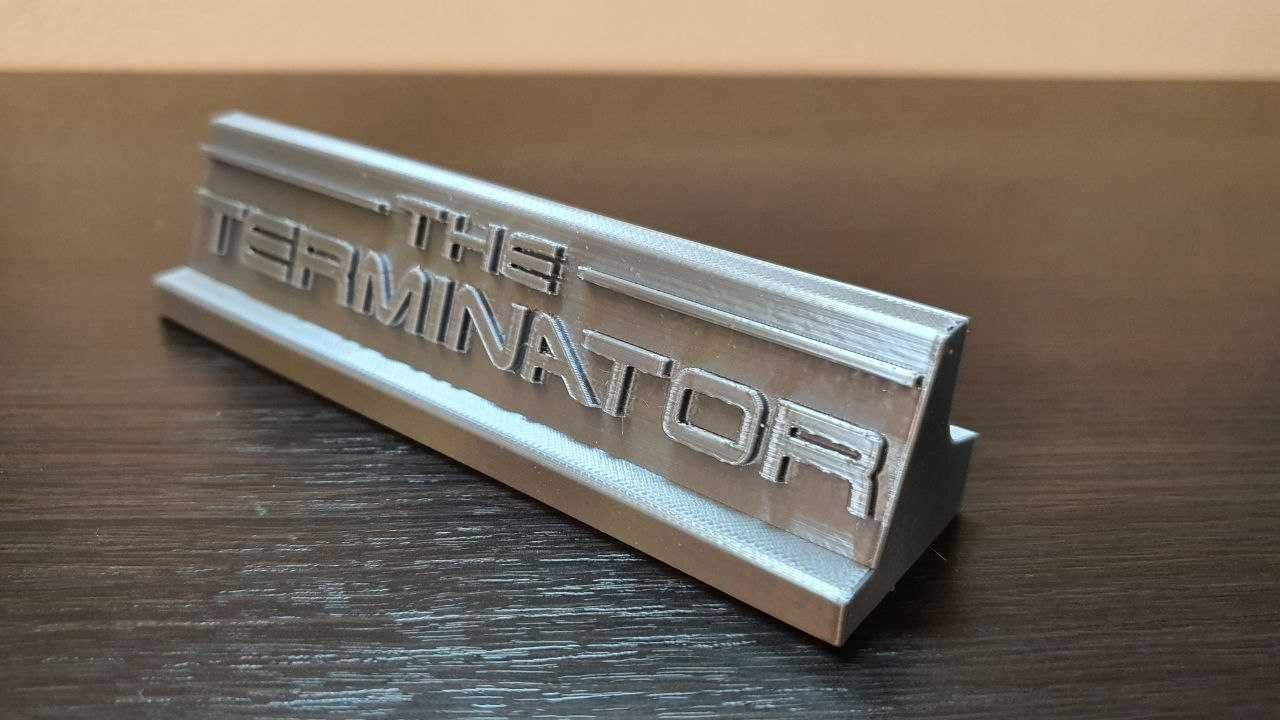 Terminator tabliczka / nameplate 3D