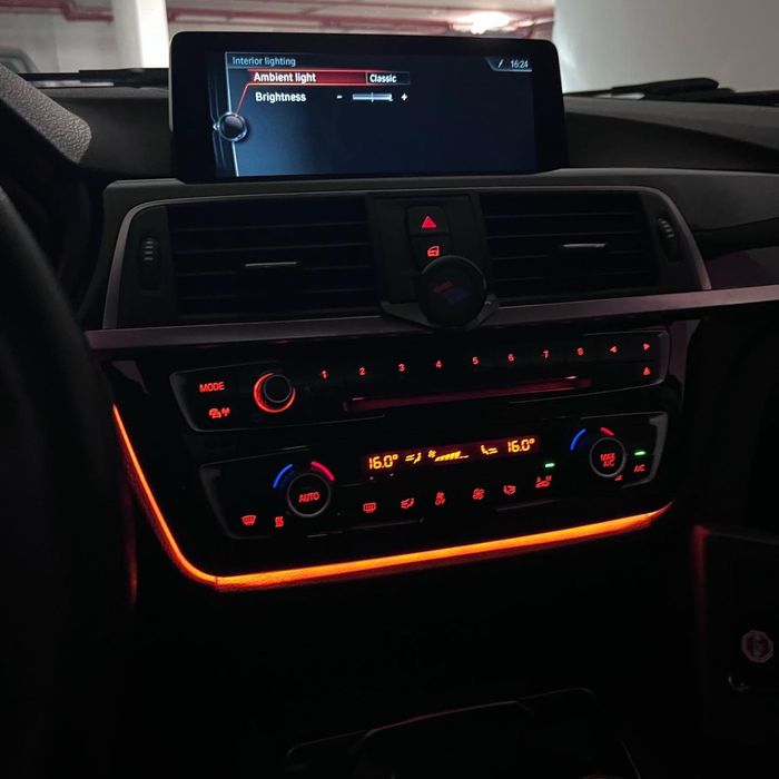 Рамка клімату LCI підсвітка BMW F30/31/32/33/34/36/80/82 подсветка LED