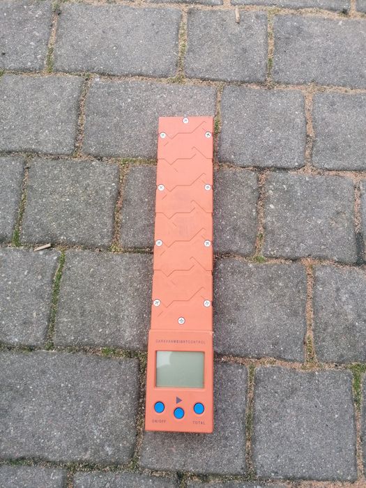 Waga samochodowa i przyczepa