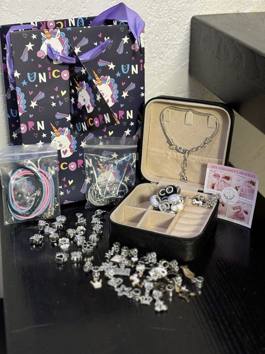 Набір для створення браслетів/ шармів/ПАНДОРА/ PRINCESS/ едінорог/ ОПТ