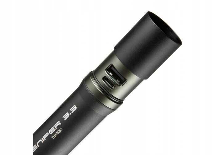 MACTRONIC Sniper 3.3 Taktyczna latarka 1000lm IP66 z akumulatorem USB