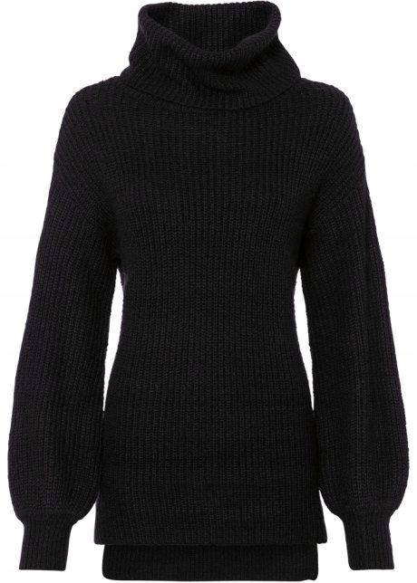 B.P.C czarny sweter z golfem r.40/42
