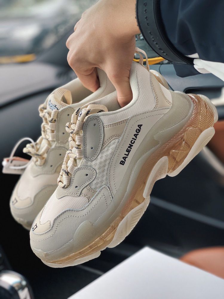 Buty Balenciaga Triple S Gold Sole 36-42 damskie trampki sneakersy