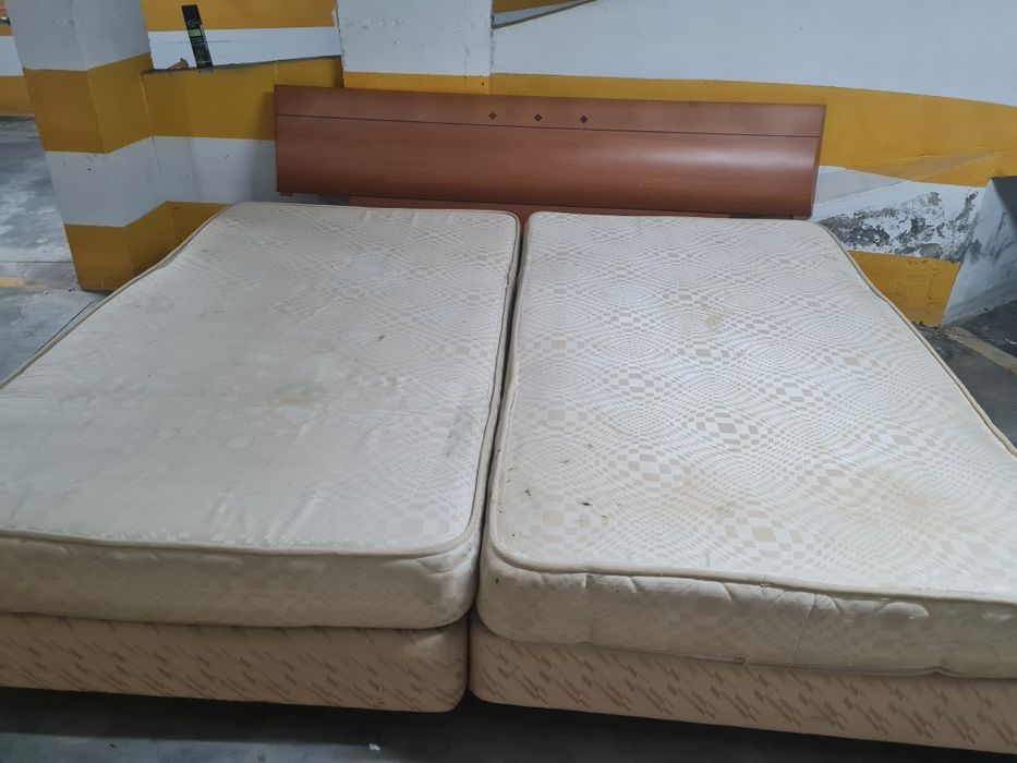 Camas solteiro corpo e meio