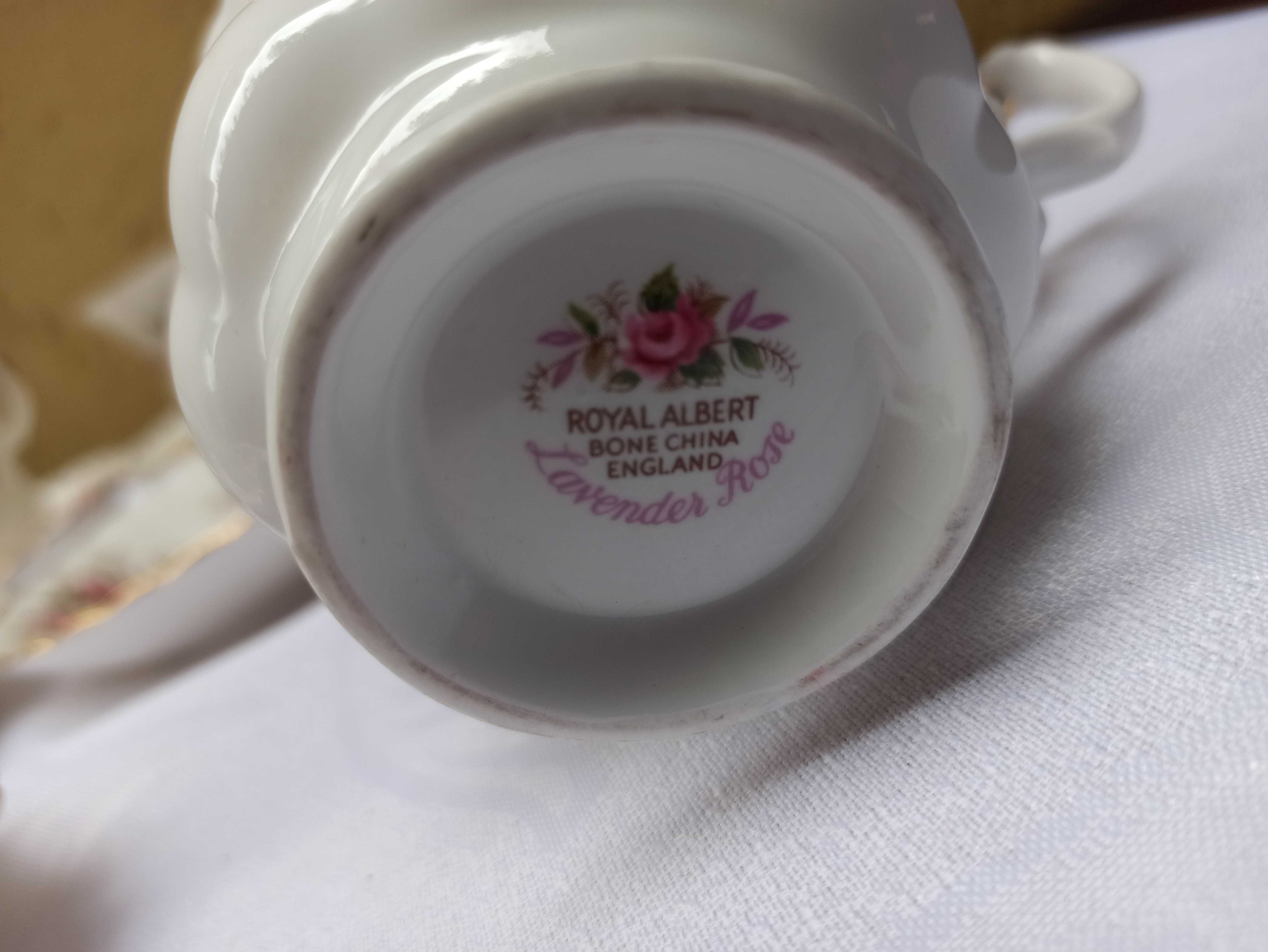 Zestaw porcelany Royal Albert Lavender Rose