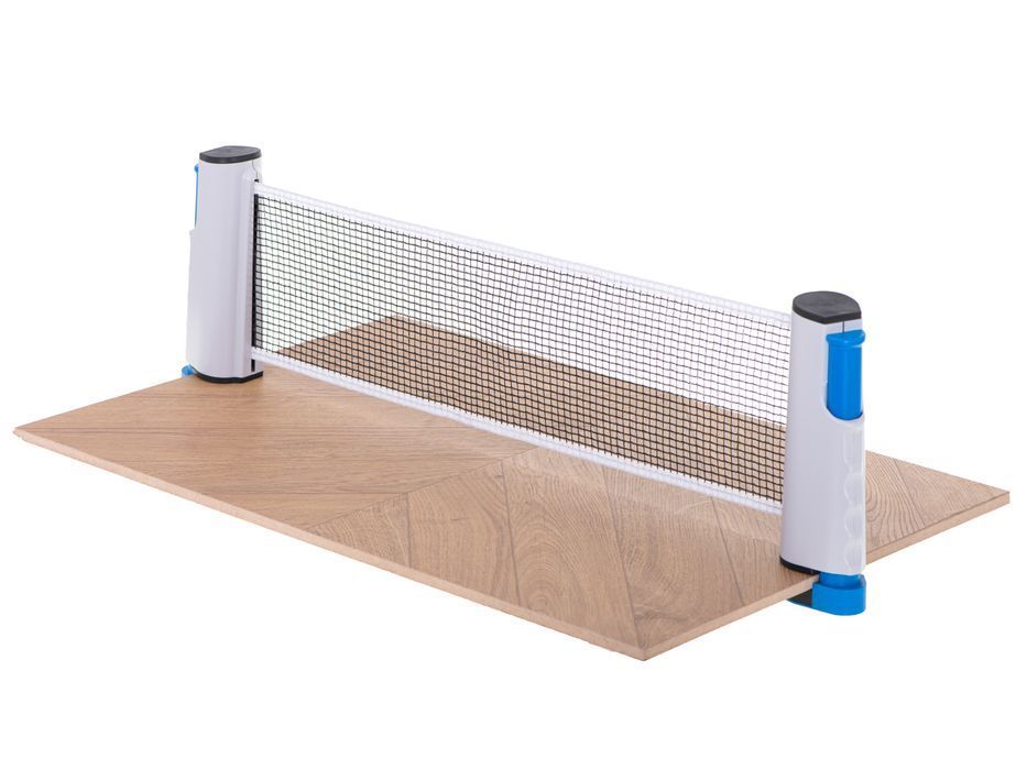 Zestaw Tenis Stołowy Ping Pong Mini Paletki Siatka Zwijana Piłeczki