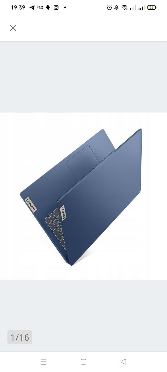 Lenovo Ideapad SLIM i5-12450H 2.0 16GB SSD512 IPS Win11 NOWY Gwarancja