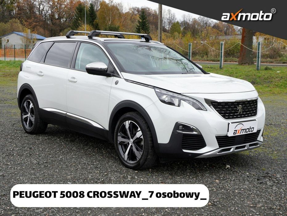 Peugeot 5008 Crossway _ wersja 7 osób _ czarny dach _ Bogate wyposażenie
