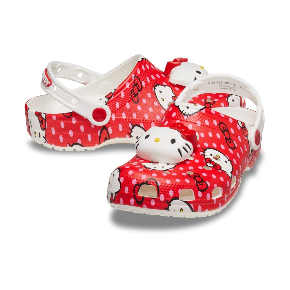 Дитячі крокси для дівчинки hello kitty crocs для девочки купить
