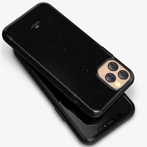 Mercury Jelly Case Iphone 11 Pro Czarny /Black Wycięcie/Hole