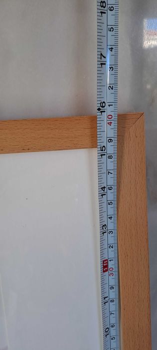 Quadro com foto e moldura madeira