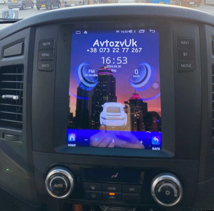Android 14 PAJERO Mitsubishi Vagon Rockford Паджеро CarPlay Магнитола