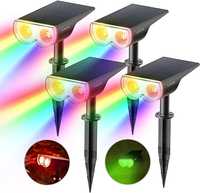 Linkind Kolorowa lampa solarna, do użytku na zewnątrz czujnik ruchu i