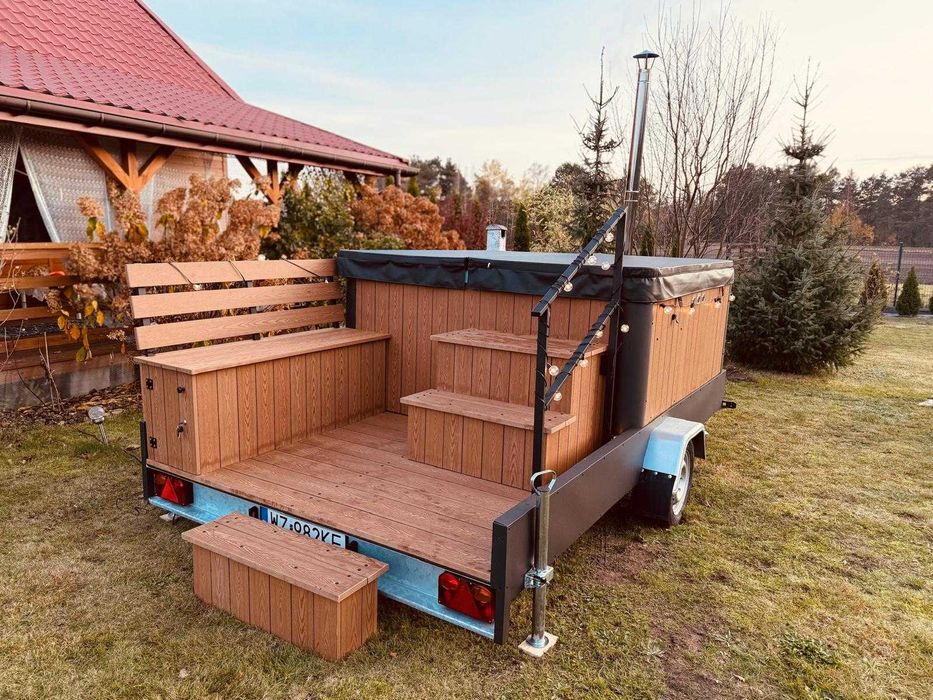Mobilna Balia / Mobilne Jacuzzi na wynajem - domowe SPA z dowozem