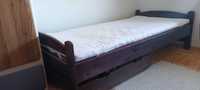 Łóżko drewniane 90x190 z materacem