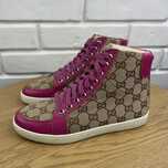 Жіночі монограмні хайтопи кеди Gucci